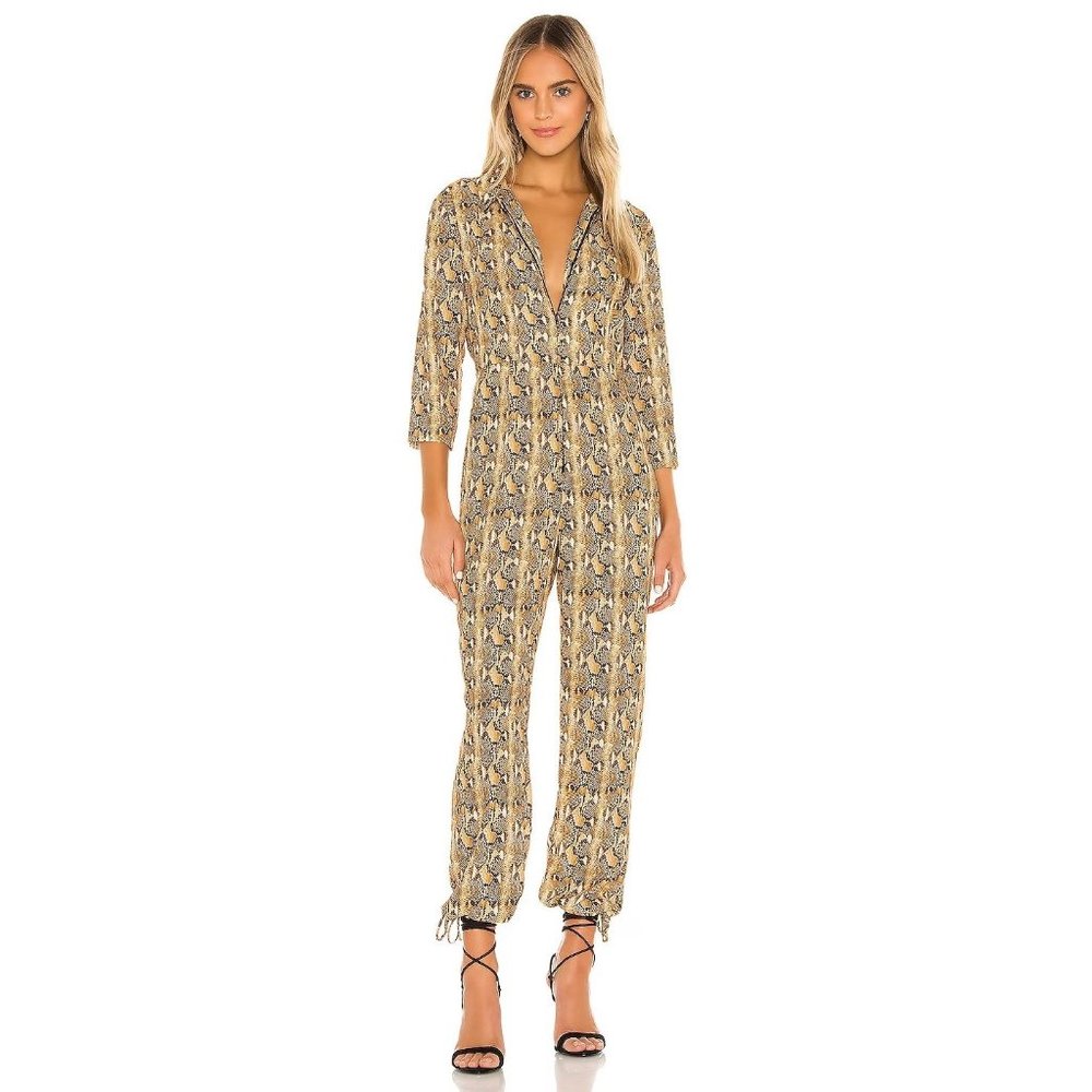 RESA Demi Jumpsuit in Snake size XS Revolve